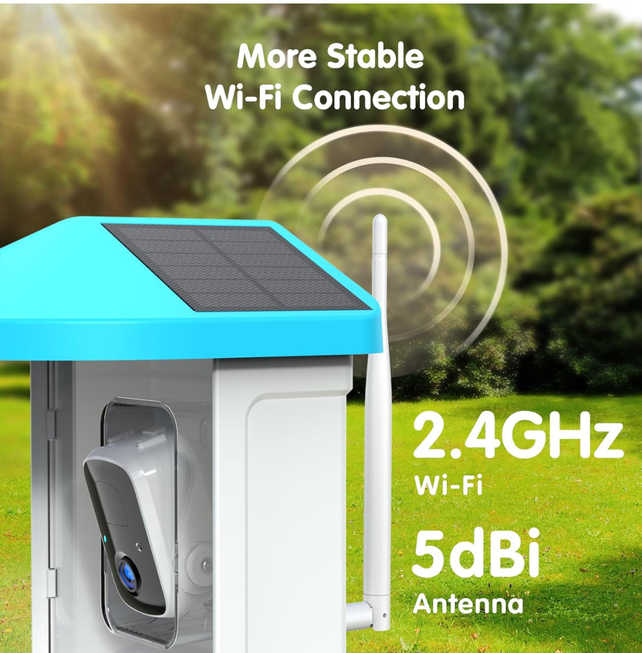 Amaprime® Smart Bird Feeder with Camera Solar Powered