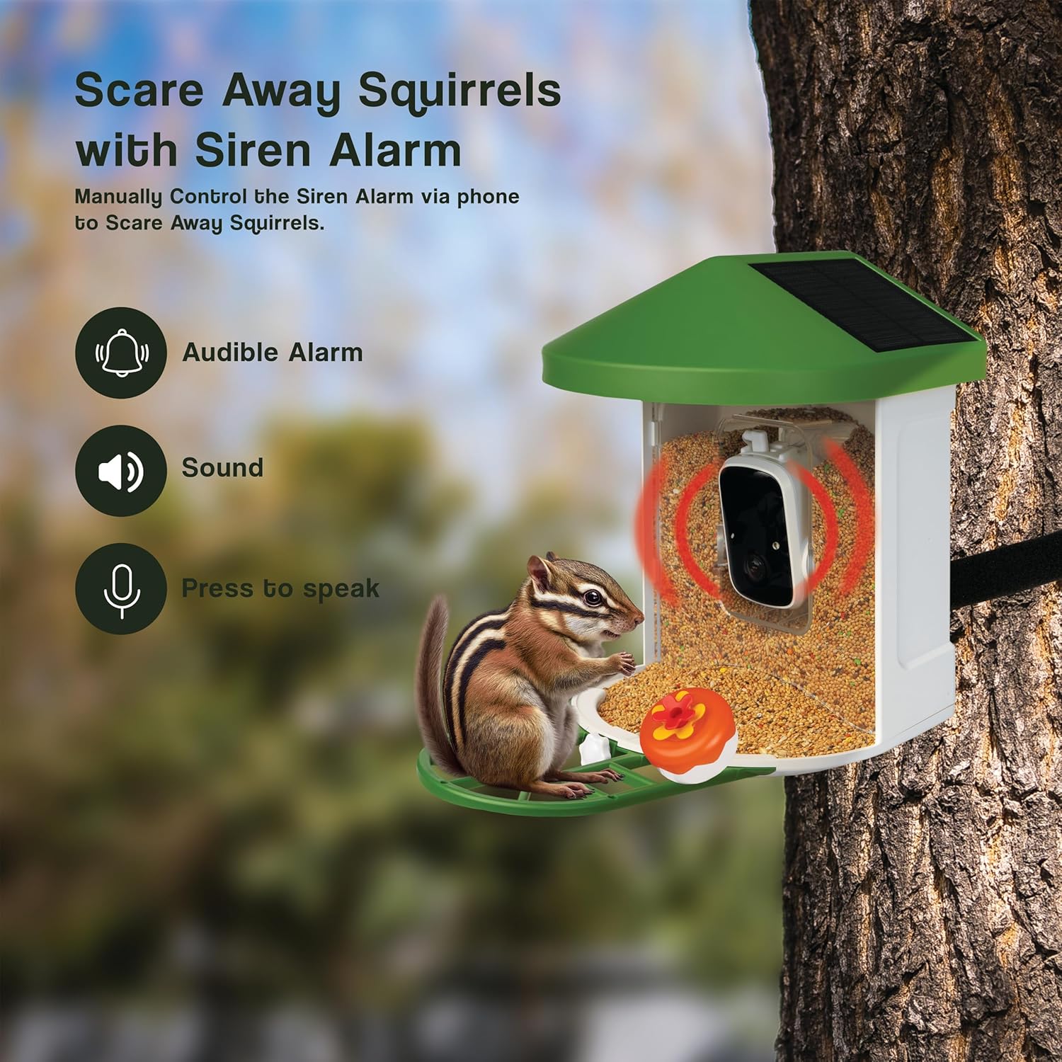 Amaprime® Wooden Bird House – Bule Bird House, Durable Birdhouses for Outdoor